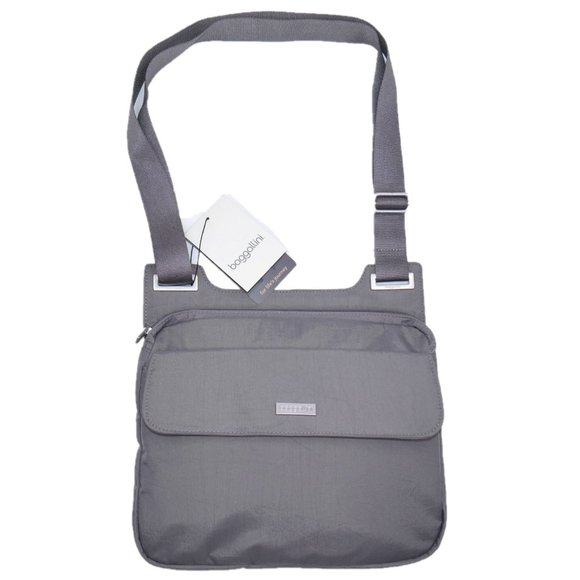 Baggallini Handbags - Baggallini Pocket Slim Crossbody Nylon Bag Purse